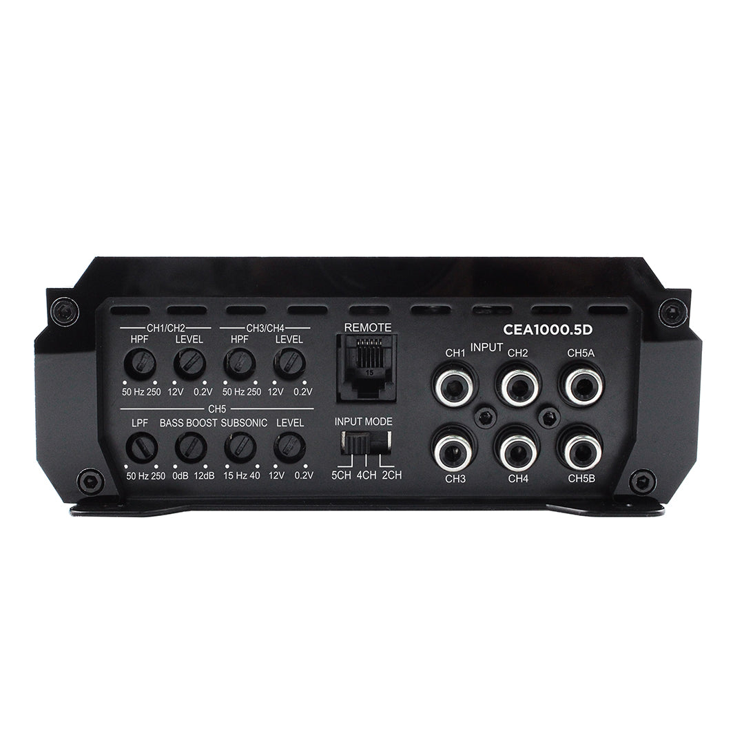 CEA1000.5D - 1000 Watt RMS 5 Channel Class D Amplifier
