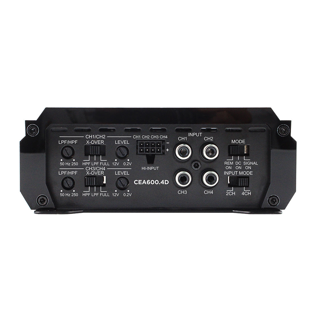 CEA600.4D - 600 Watt RMS 4 Channel Class D Amplifier