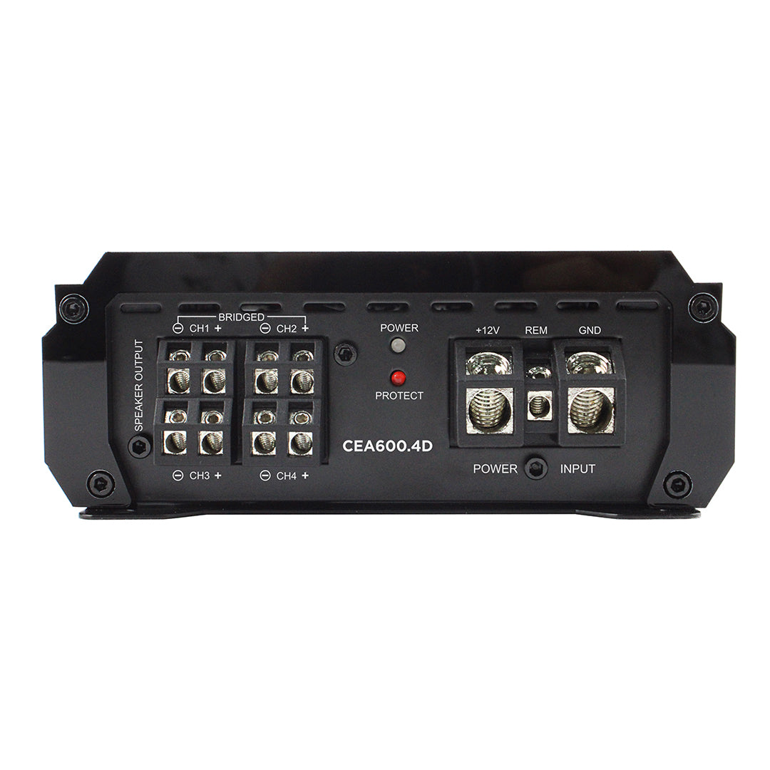 CEA600.4D - 600 Watt RMS 4 Channel Class D Amplifier