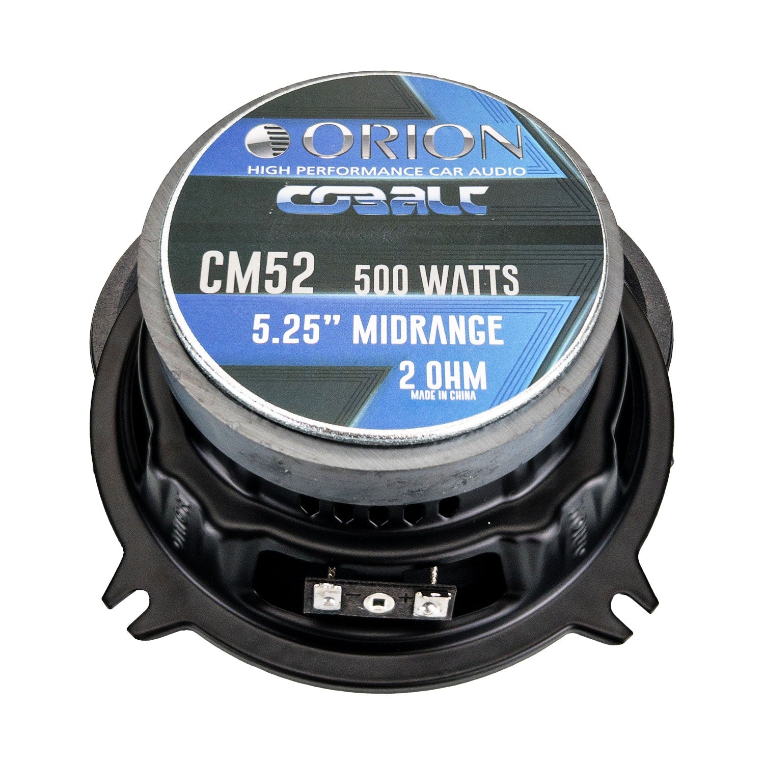 CM52 - 5.25 Inch 2 Ohm Midrange Speaker 125 Watts RMS - Orion Car Audio