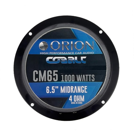 CM65 - 6.5 Inch 4 Ohm Midrange Speaker 250 Watts RMS - Orion Car Audio