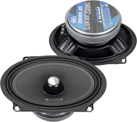 CM6852 - 5x7/6x8 Inch 2 Ohm Midrange Speaker 250 Watts RMS - Orion Car Audio