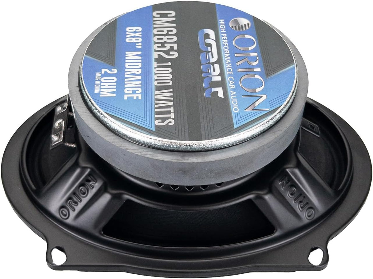 CM6852 - 5x7/6x8 Inch 2 Ohm Midrange Speaker 250 Watts RMS - Orion Car Audio