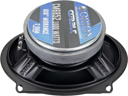 CM6852 - 5x7/6x8 Inch 2 Ohm Midrange Speaker 250 Watts RMS - Orion Car Audio