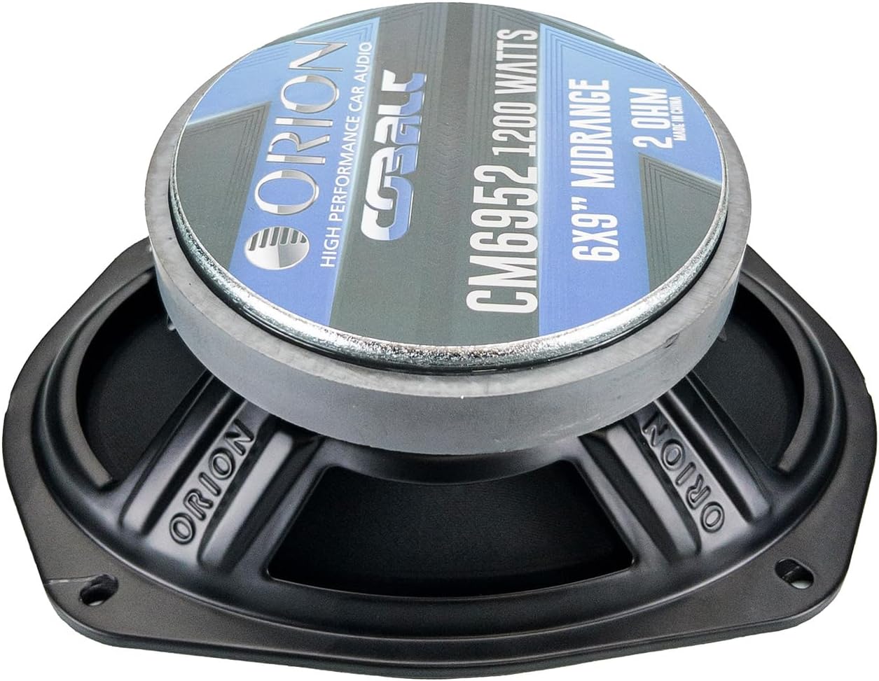 CM6952 - 6x9 Inch 2 Ohm Midrange Speaker 300 Watts RMS - Orion Car Audio