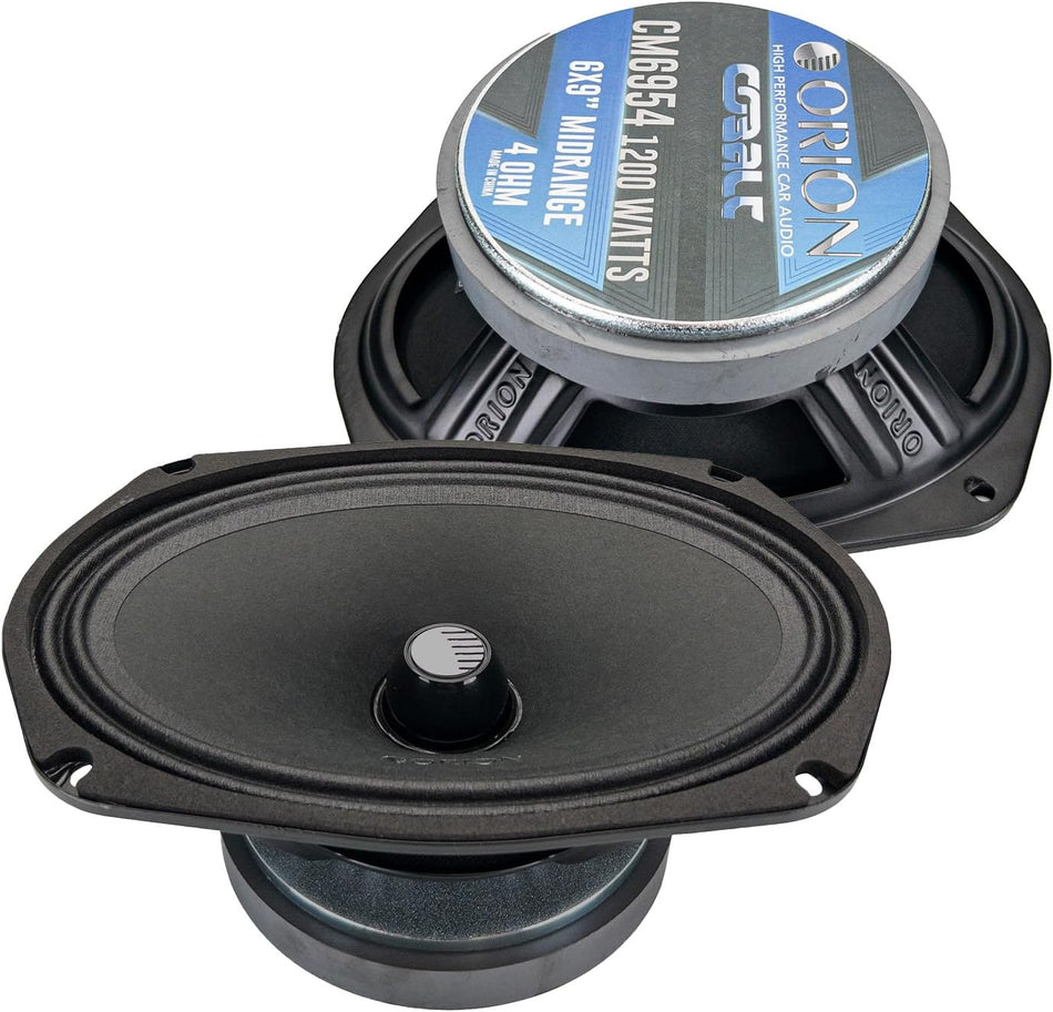 CM6954 - 6x9 Inch 4 Ohm Midrange Speaker 300 Watts RMS - Orion Car Audio