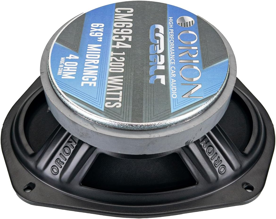 CM6954 - 6x9 Inch 4 Ohm Midrange Speaker 300 Watts RMS - Orion Car Audio