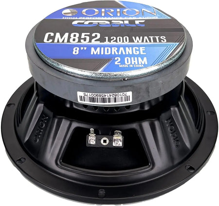 CM852 High Efficiency 8" 2-Ohm Midrange Speakers - Pair - Orion Car Audio