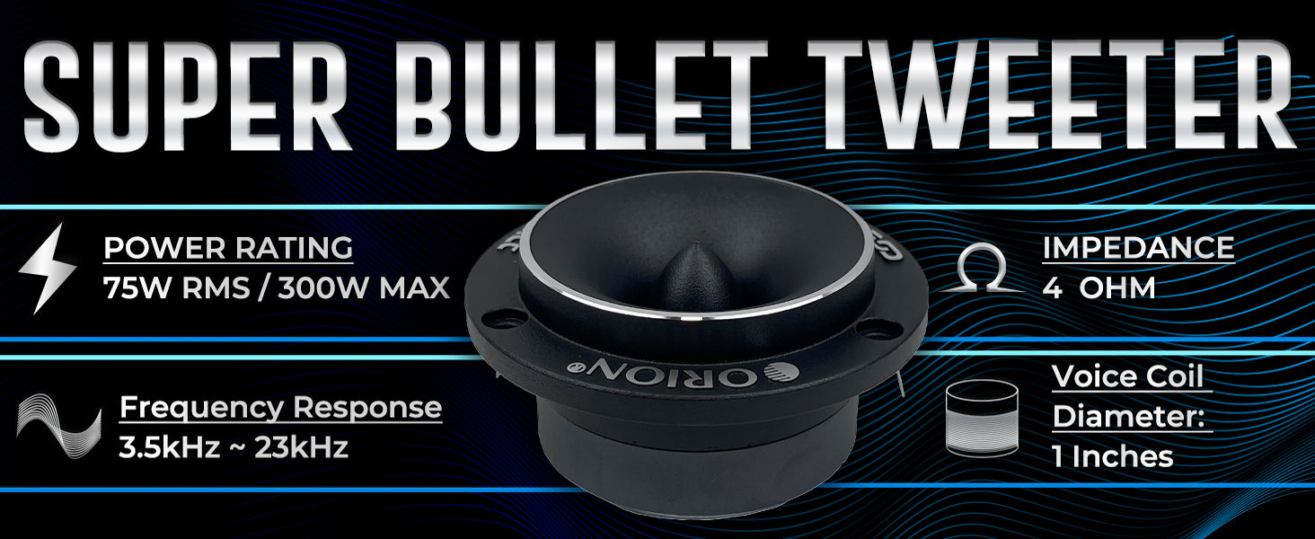 CTW1.7HP - 3.8" Bullet Tweeter