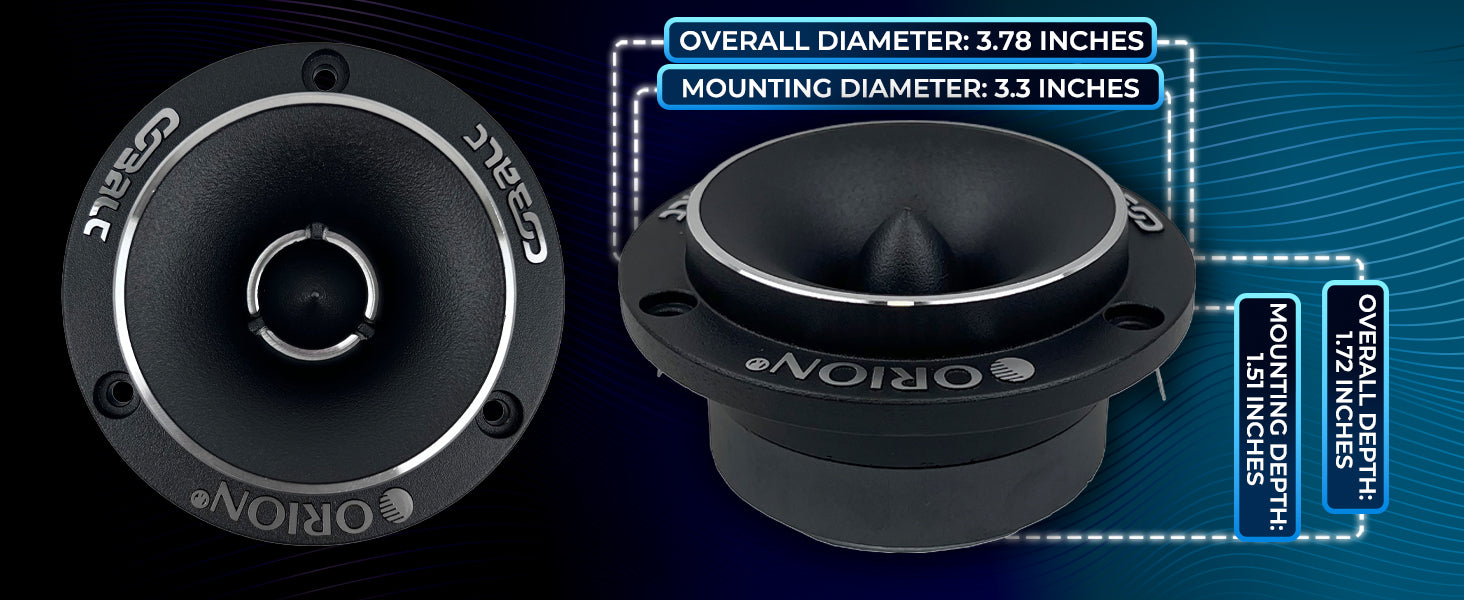 CTW1.7HP - 3.8" Bullet Tweeter