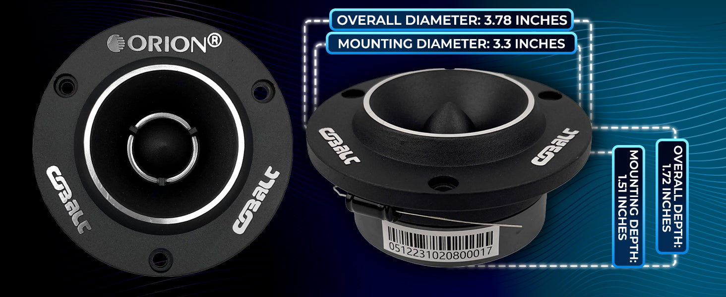 CTW150 - 3.8" Bullet Tweeter