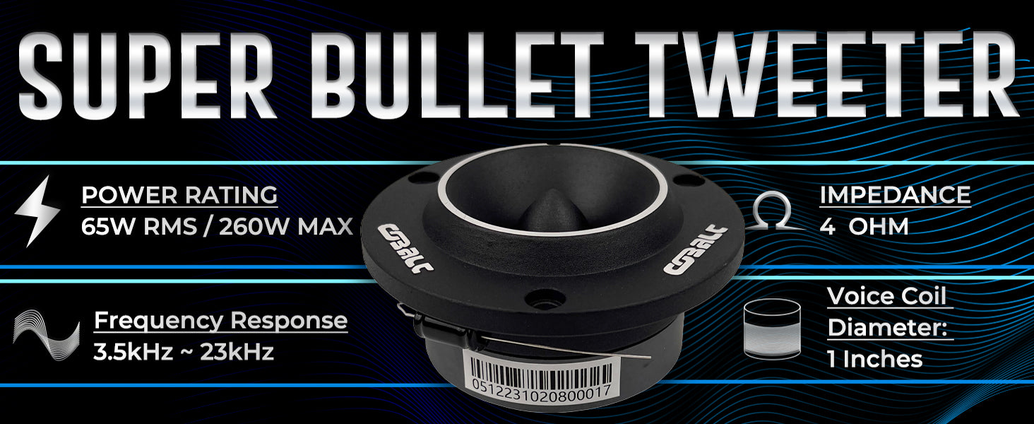 CTW150 - 3.8" Bullet Tweeter