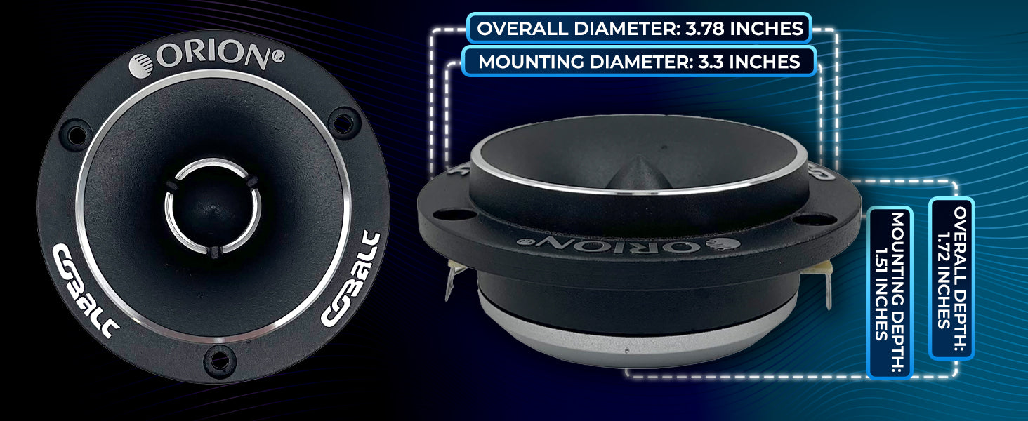 CTW2.0NEO - 4.5" Neodymium Bullet Tweeter