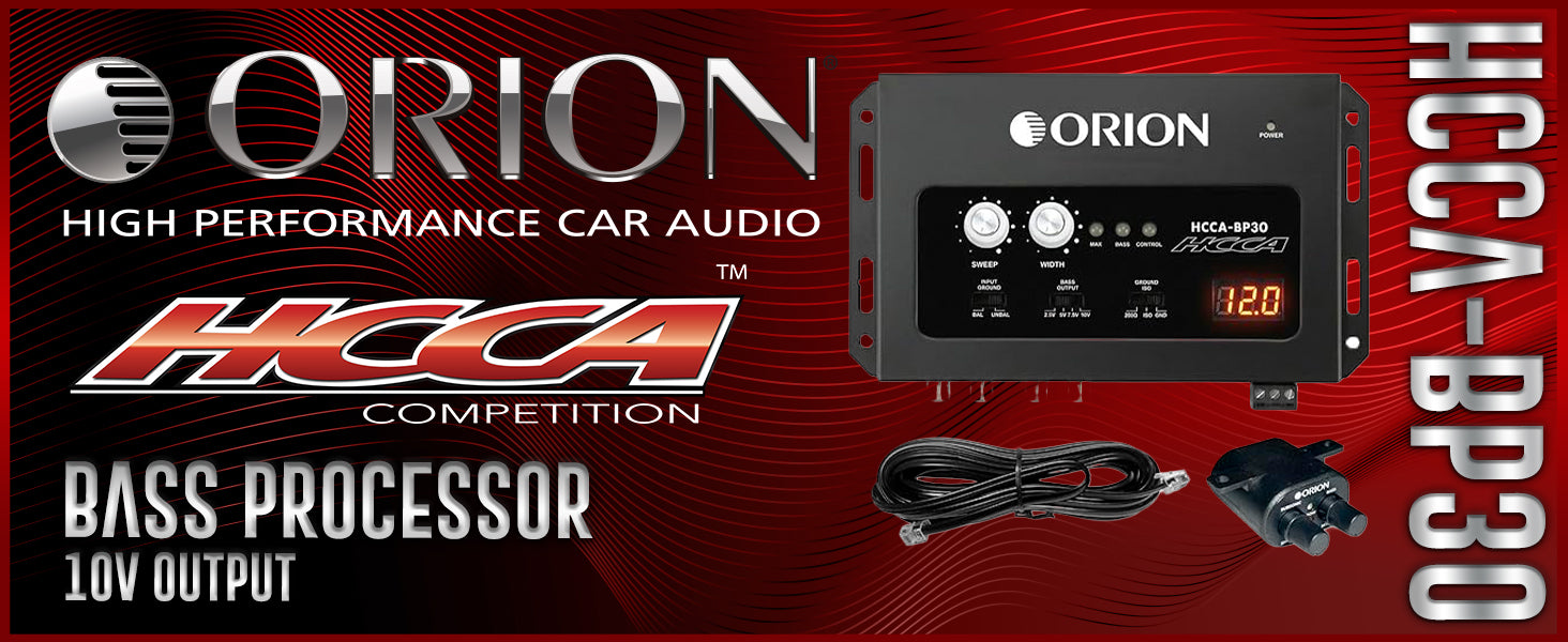 HCCA-BP30 High Performance Bass Processor with 10V Output & Voltage Display