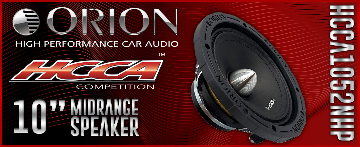 HCCA1052NHP - 10 inch 2 Ohm High Efficiency Midrange Speaker 700 Watts RMS