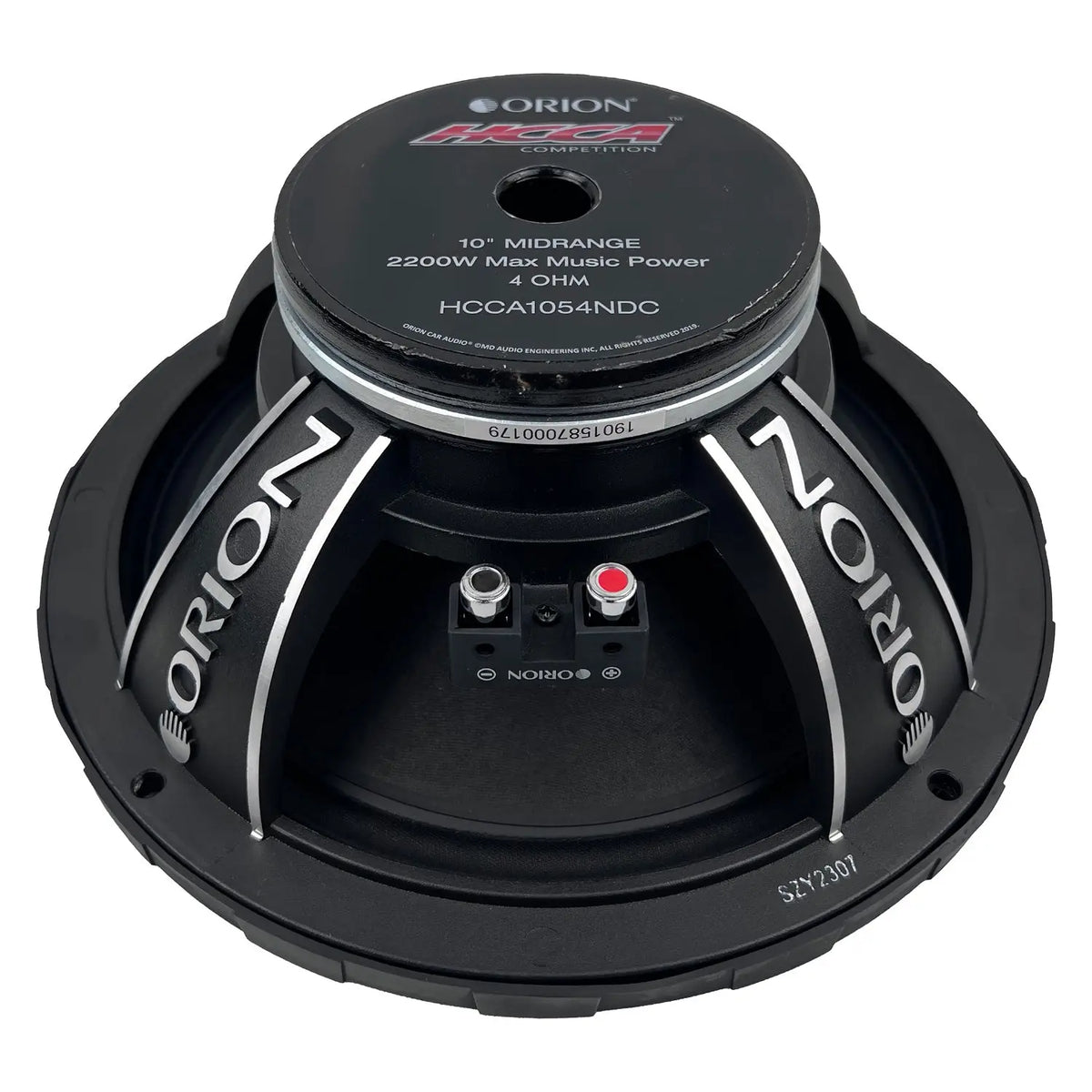 HCCA1054NDC - 10 inch 4 Ohm Dust Cap Midrange Speaker 550 Watts RMS - Orion Car Audio