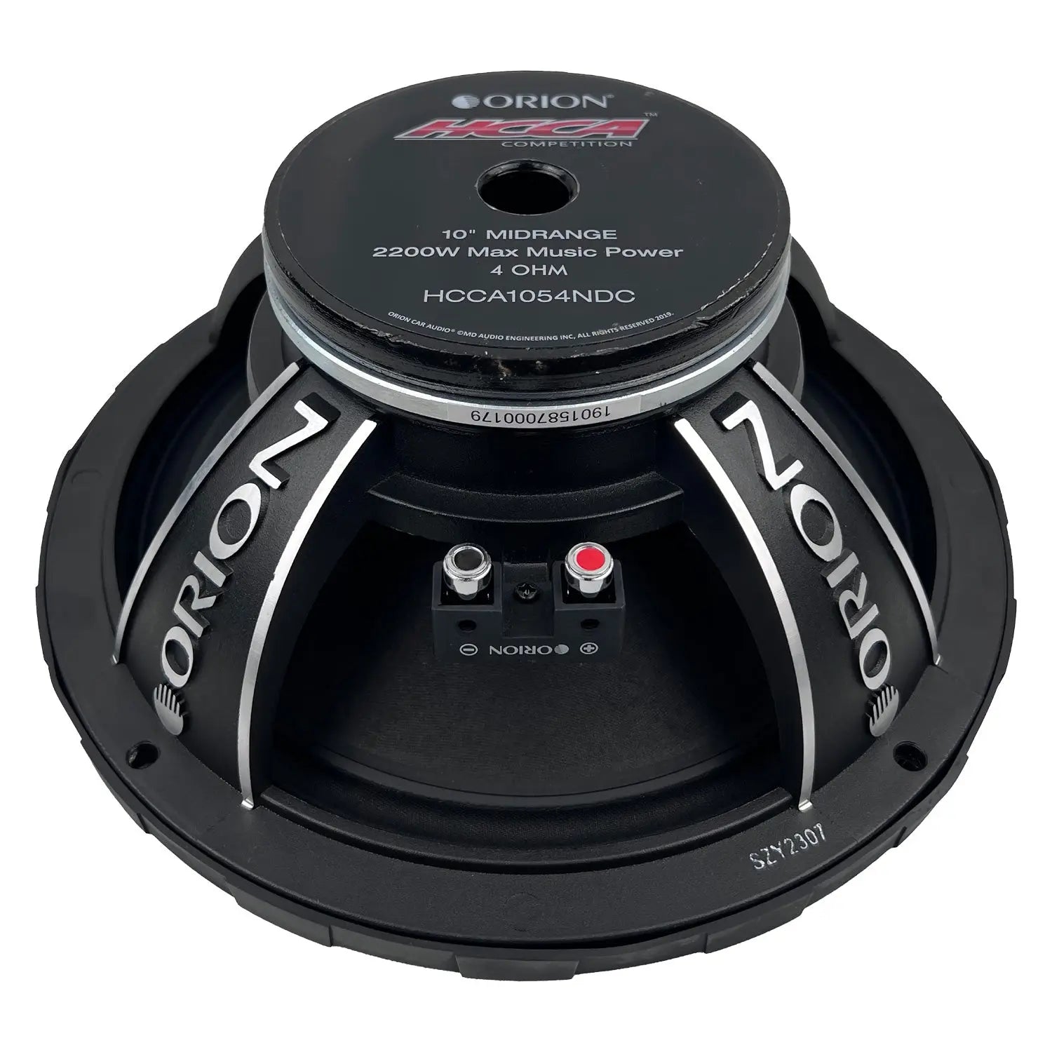 HCCA1054NDC - 10 inch 4 Ohm Dust Cap Midrange Speaker 550 Watts RMS - Orion Car Audio