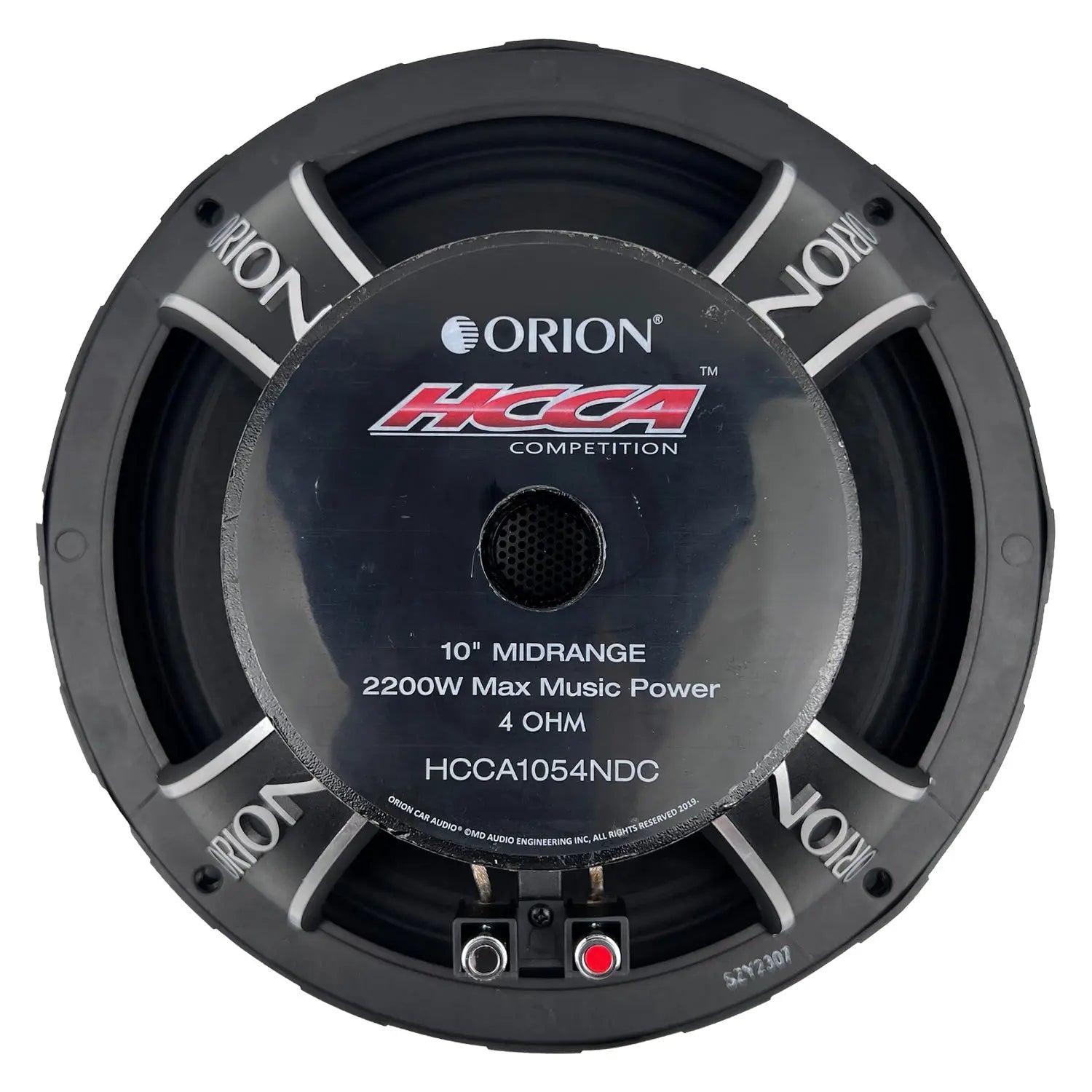 HCCA1054NDC - 10 inch 4 Ohm Dust Cap Midrange Speaker 550 Watts RMS - Orion Car Audio