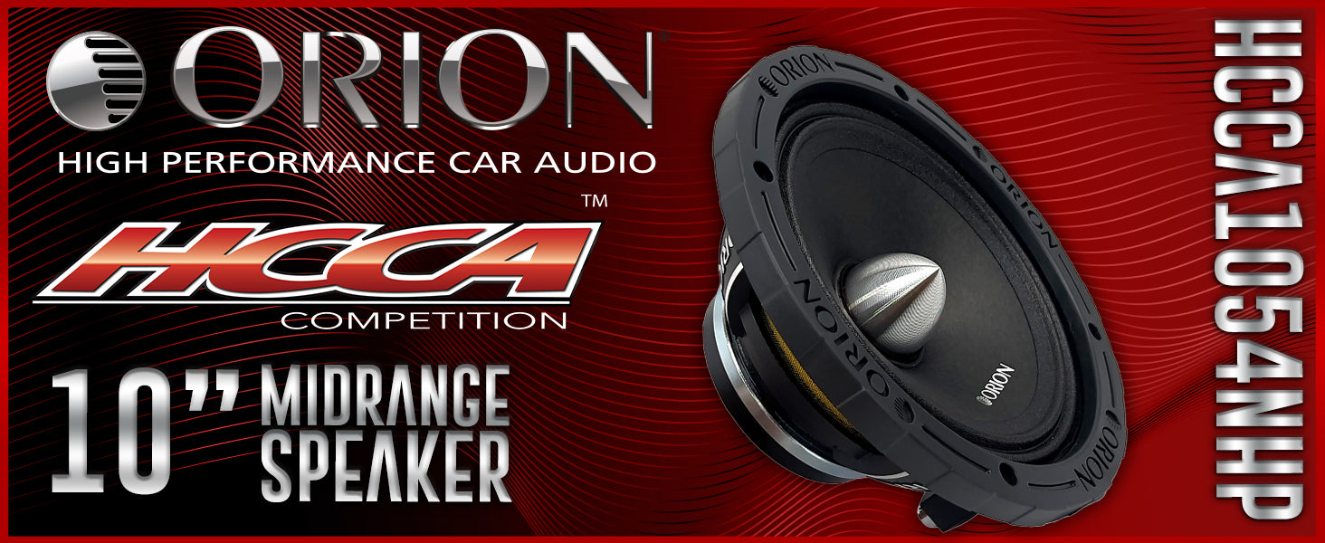 HCCA1054NHP - 10 inch 4 Ohm High Efficiency Midrange Speaker 700 Watts RMS