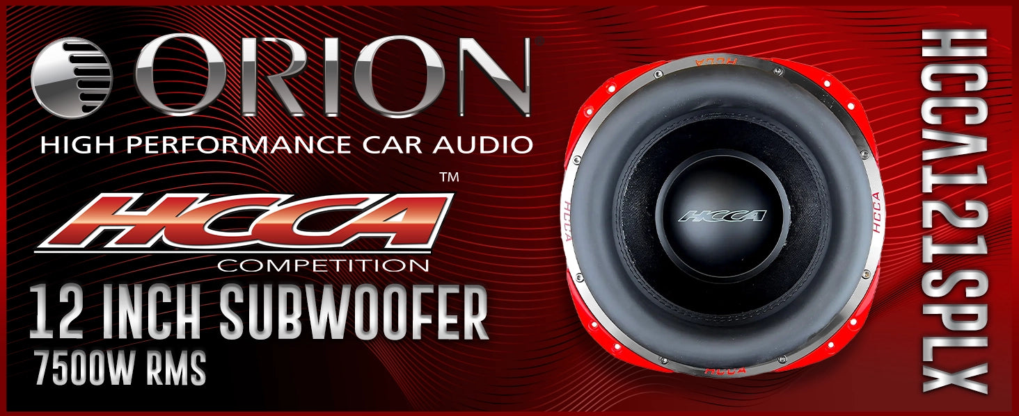 ORION HCCA121SPLX - The Ultimate 12 Inch Subwoofer for Unrivaled ORION HCCA121SPLX - The Ultimate 12 Inch Subwoofer for Unrivaled