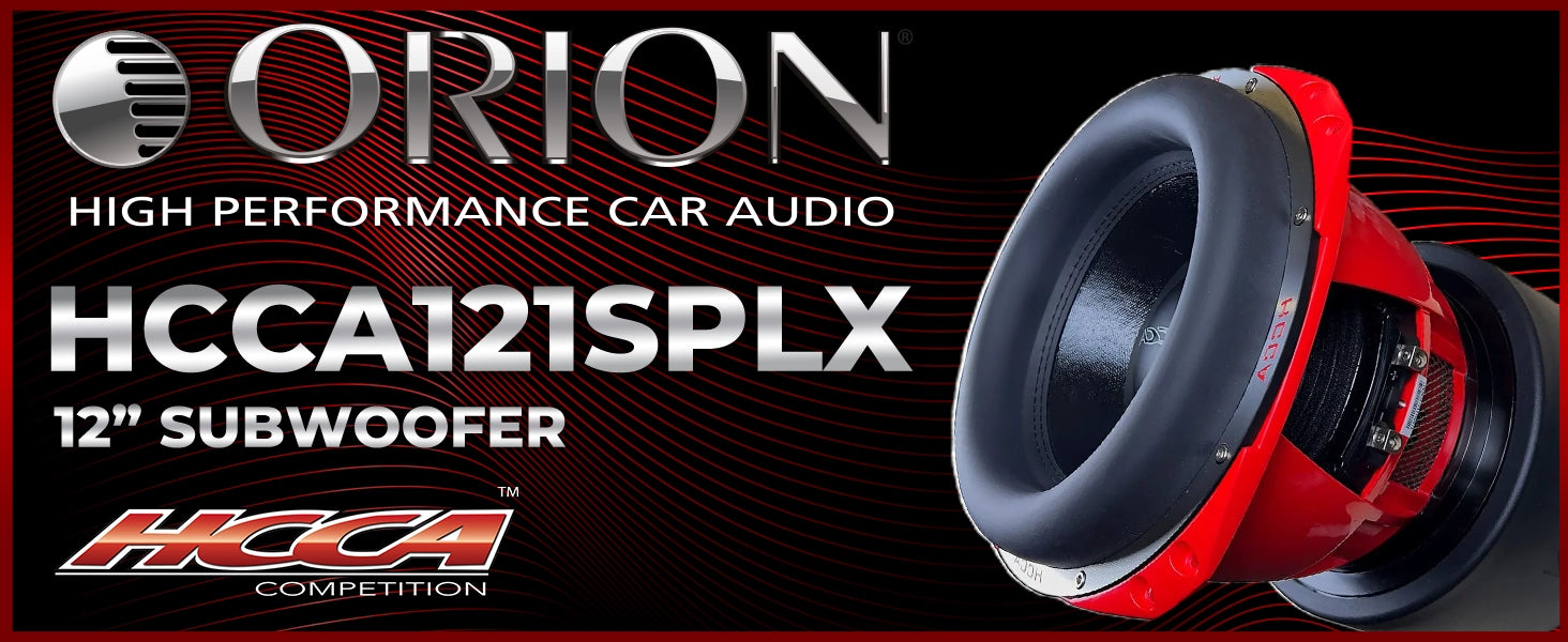 HCCA121SPLX - 12 Inch Subwoofer 7500 Watts RMS 1-Ohm DVC