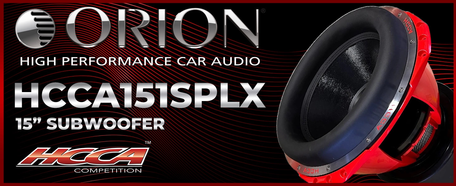 HCCA151SPLX - 15 Inch Subwoofer 7500 Watts RMS 1-Ohm DVC