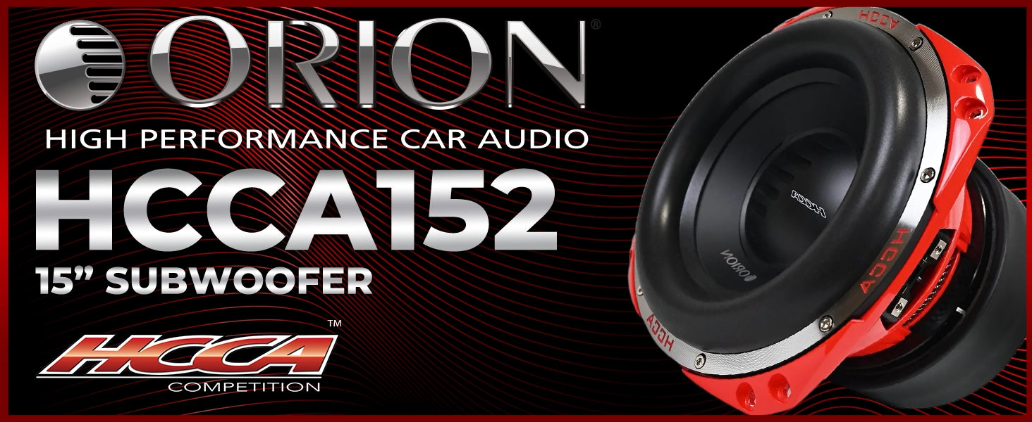 HCCA152 - Subwoofer de 15 pulgadas, 2500 vatios RMS, 2 ohmios, DVC 