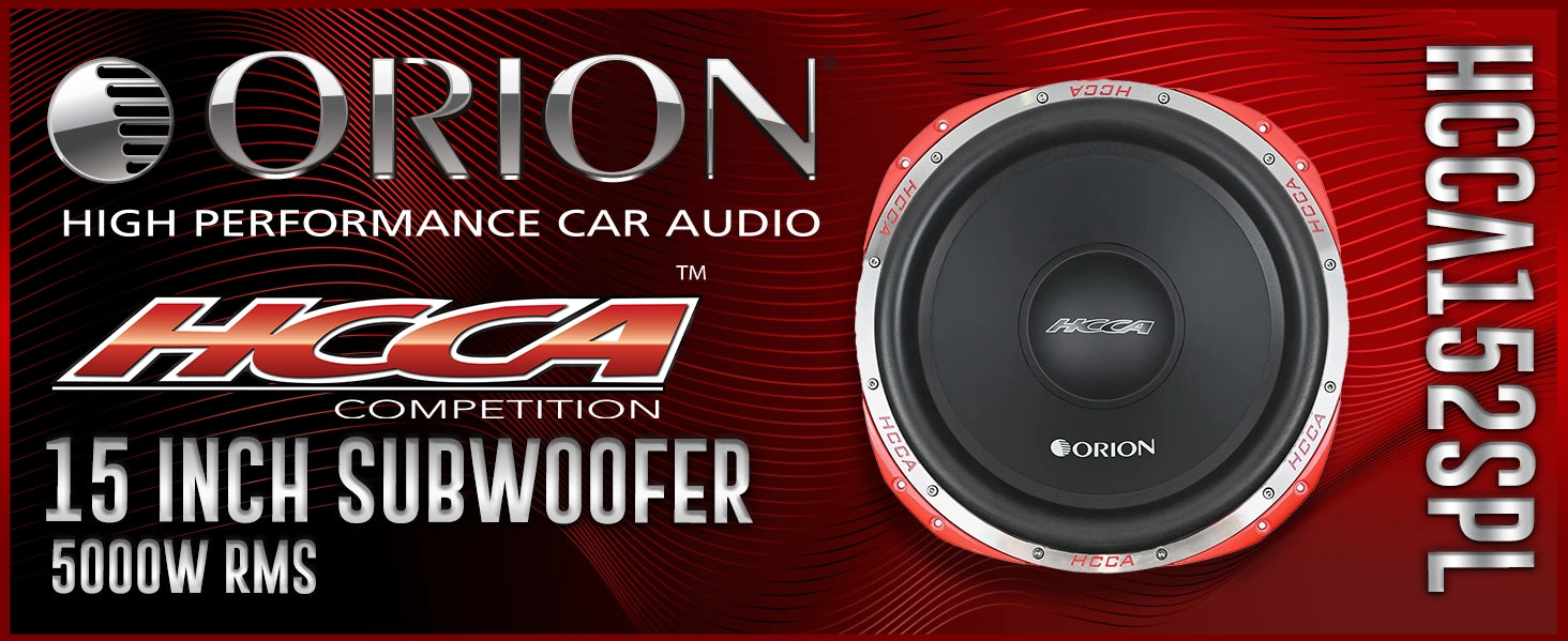 HCCA152SPL - 15 Inch Subwoofer 5000 Watts RMS 2-Ohm DVC