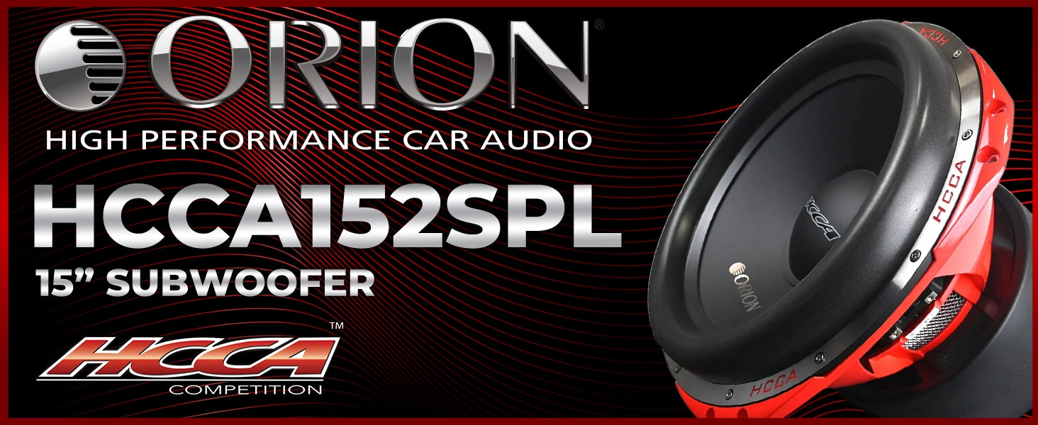 HCCA152SPL - 15 Inch Subwoofer 5000 Watts RMS 2-Ohm DVC
