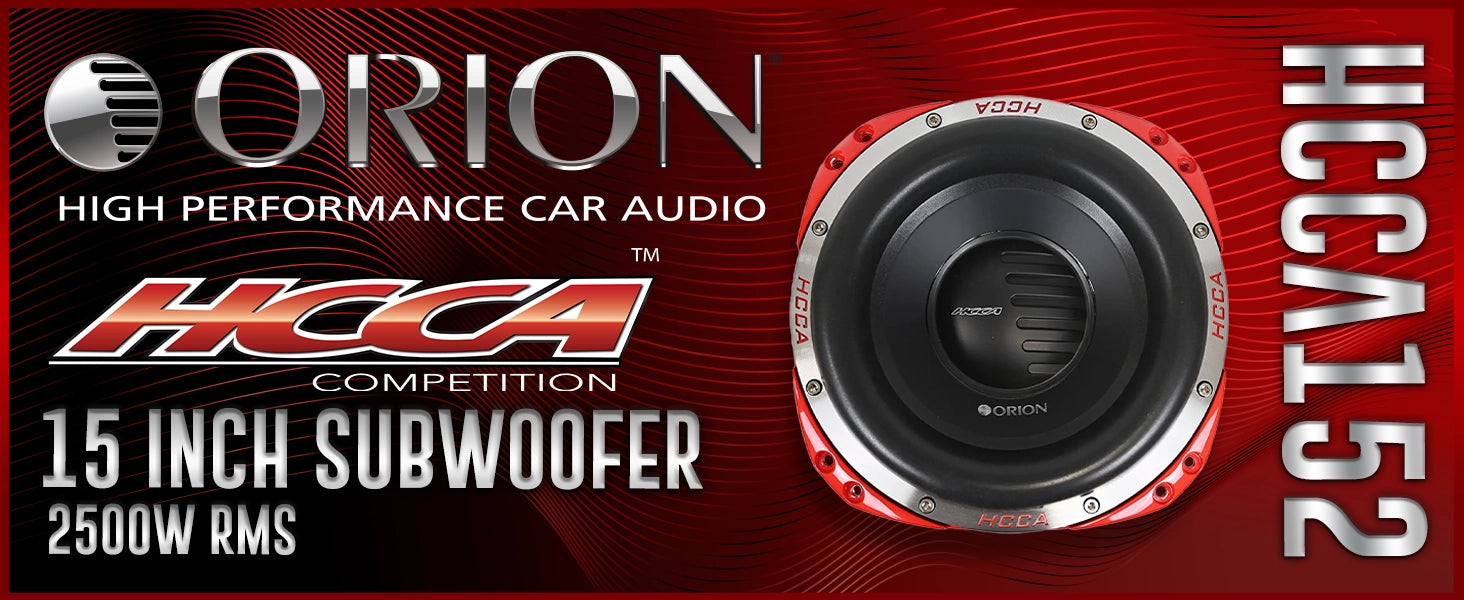 HCCA152 - Subwoofer de 15 pulgadas, 2500 vatios RMS, 2 ohmios, DVC 