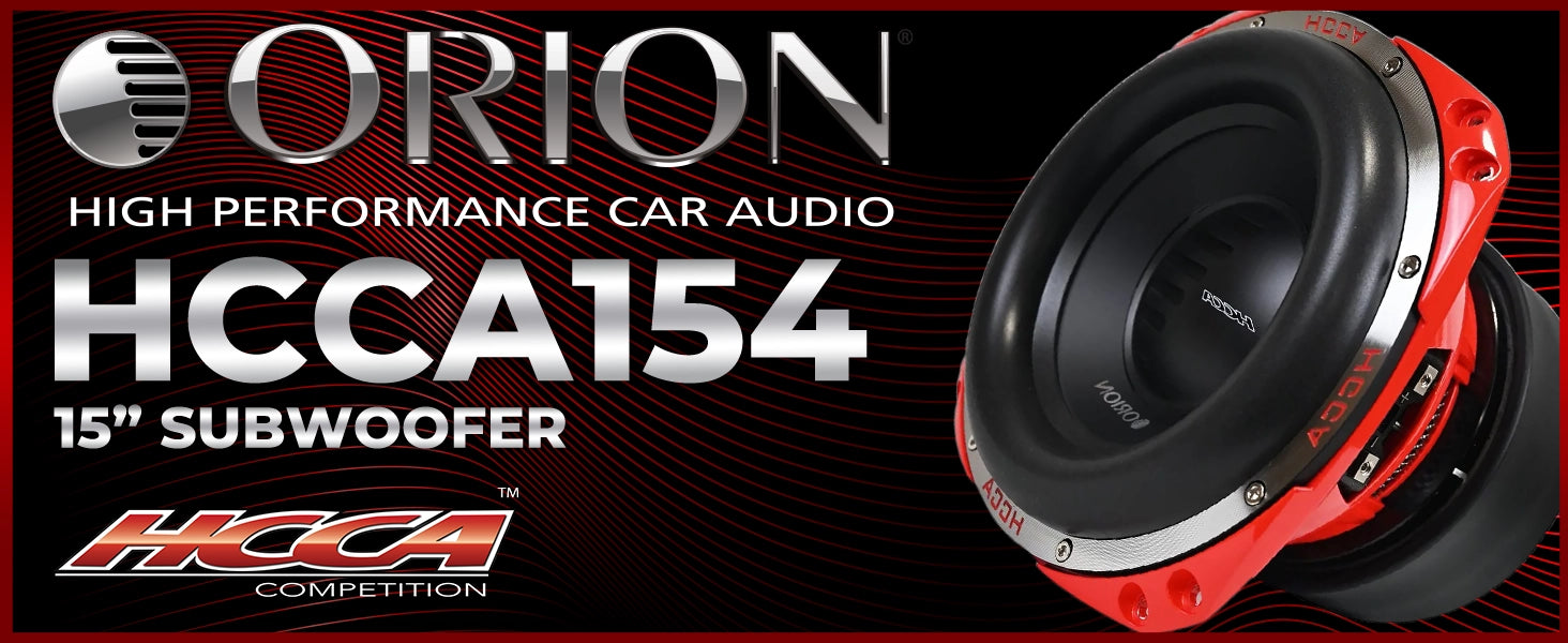 HCCA154 - Subwoofer de 15 pulgadas, 2500 vatios RMS, 4 ohmios, DVC 