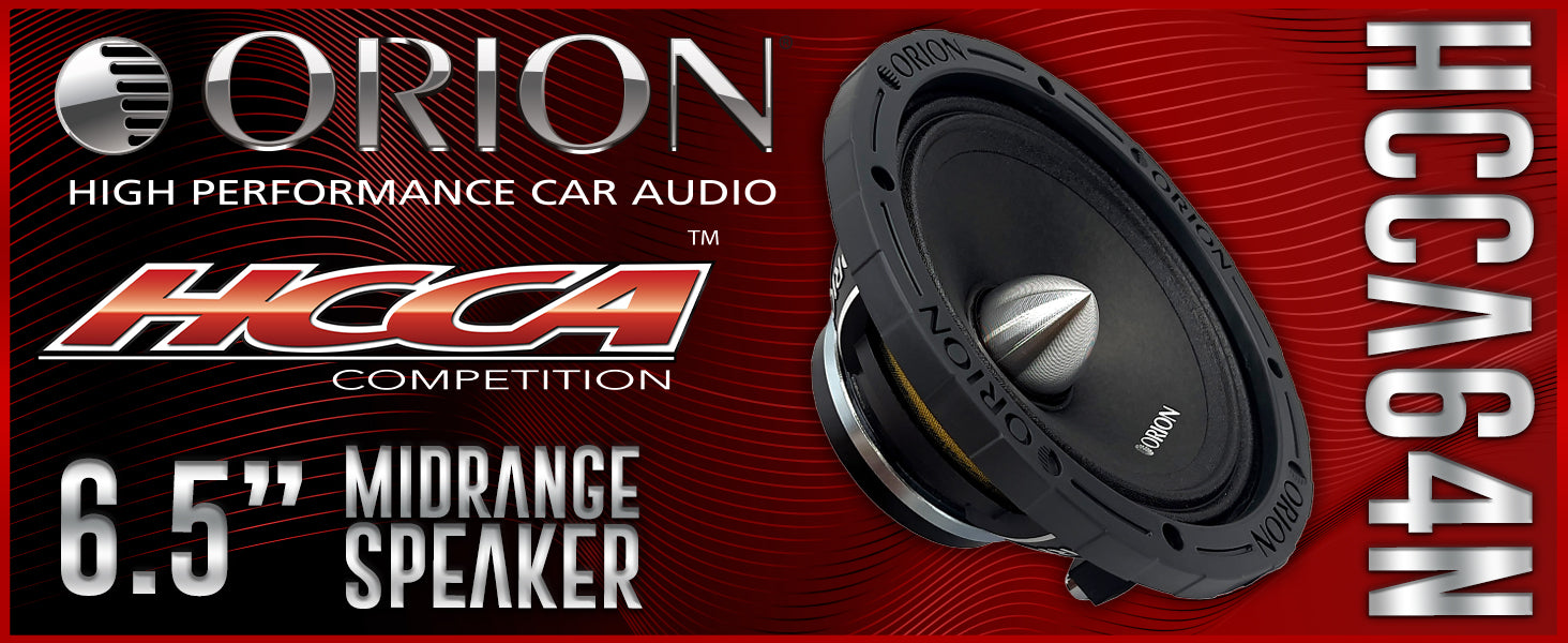 HCCA64N - 6.5 inch 4 Ohm Neodymium Midrange Speaker 350 Watts RMS