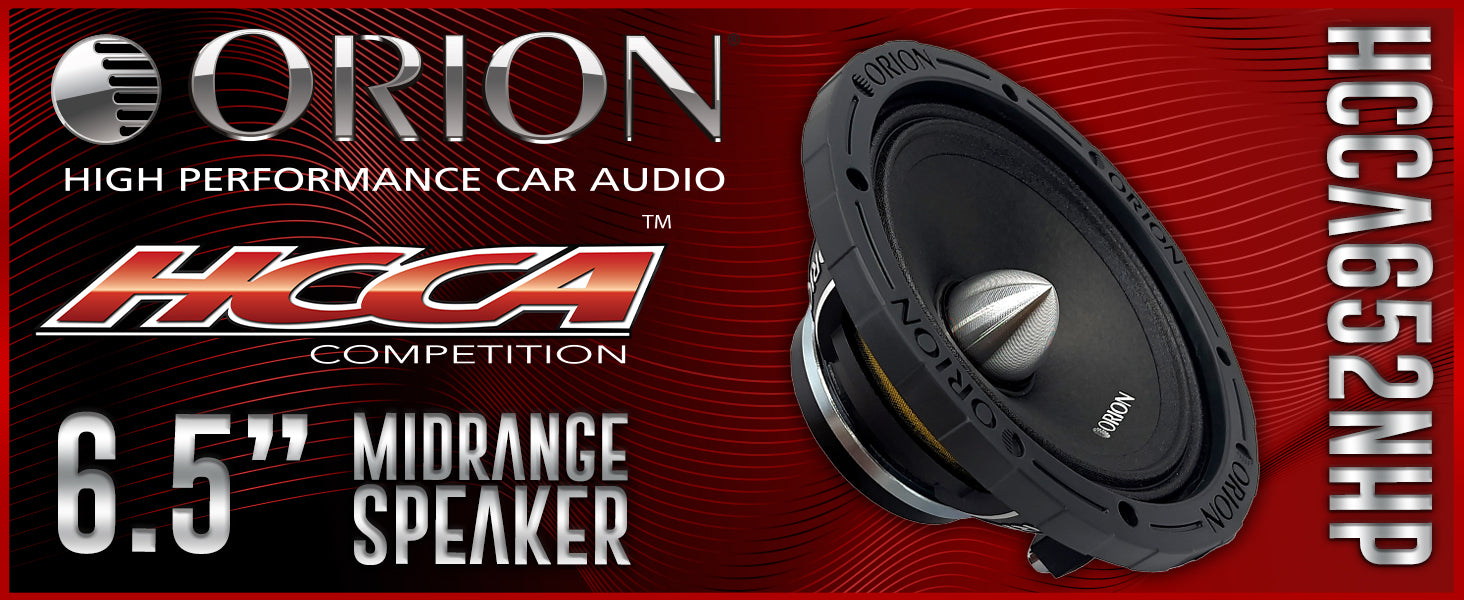 HCCA652NHP - 6.5 inch 2 Ohm High Efficiency Midrange Speaker 450 Watts RMS