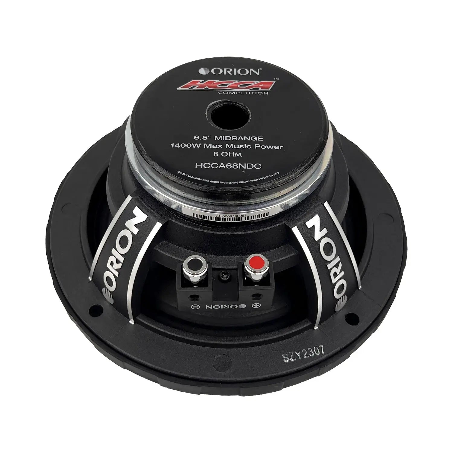 HCCA68NDC - 6.5 inch 8 Ohm Dust Cap Midrange Speaker 350 Watts RMS - Orion Car Audio