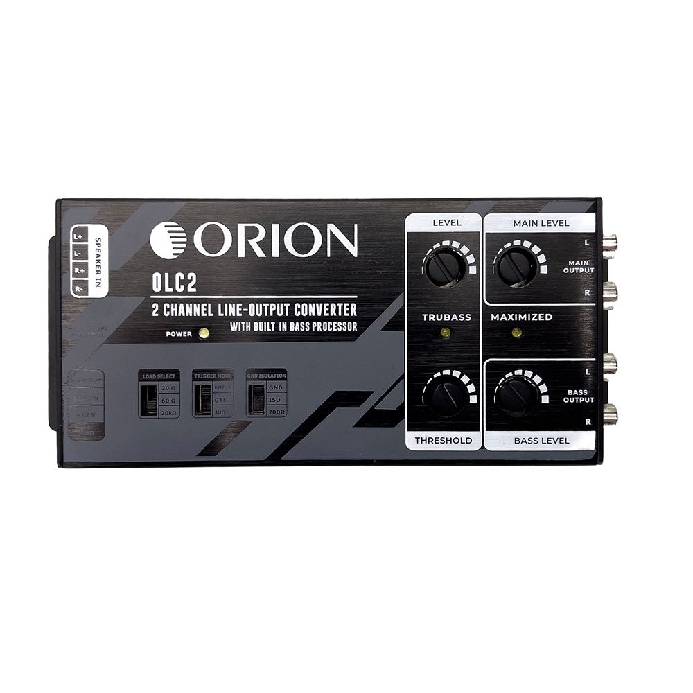 OLC2 - 2 Channel Line Out Converter With Bass Processor - Orion Car Audio