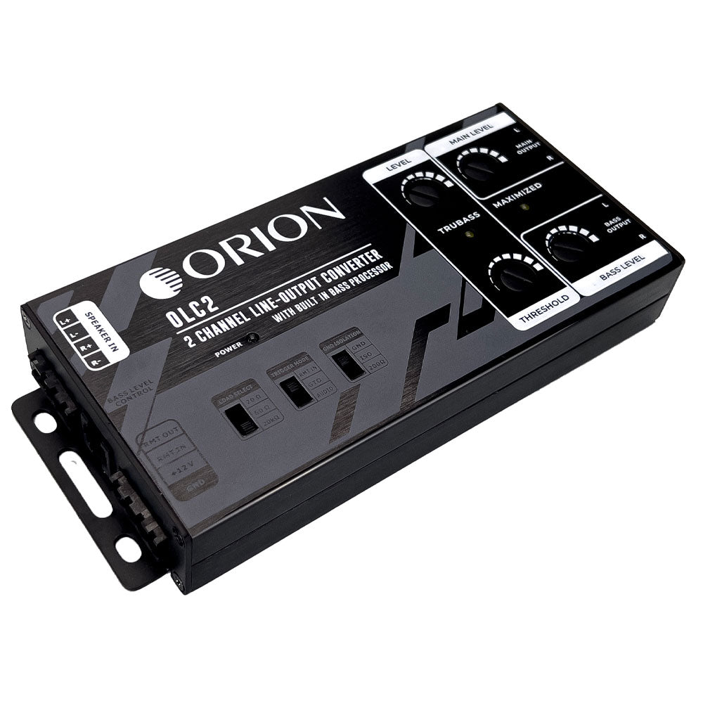 OLC2 - 2 Channel Line Out Converter With Bass Processor - Orion Car Audio