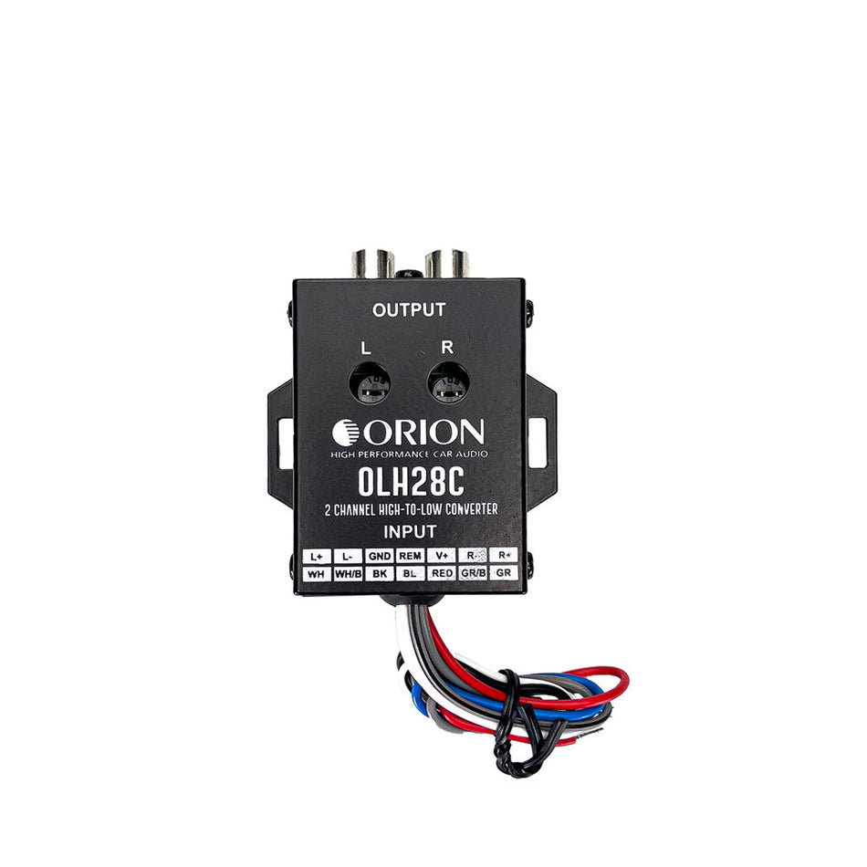 OLH28C - 2 Channel High to Low Built-In 12V Remote Level Converter - Orion Car Audio