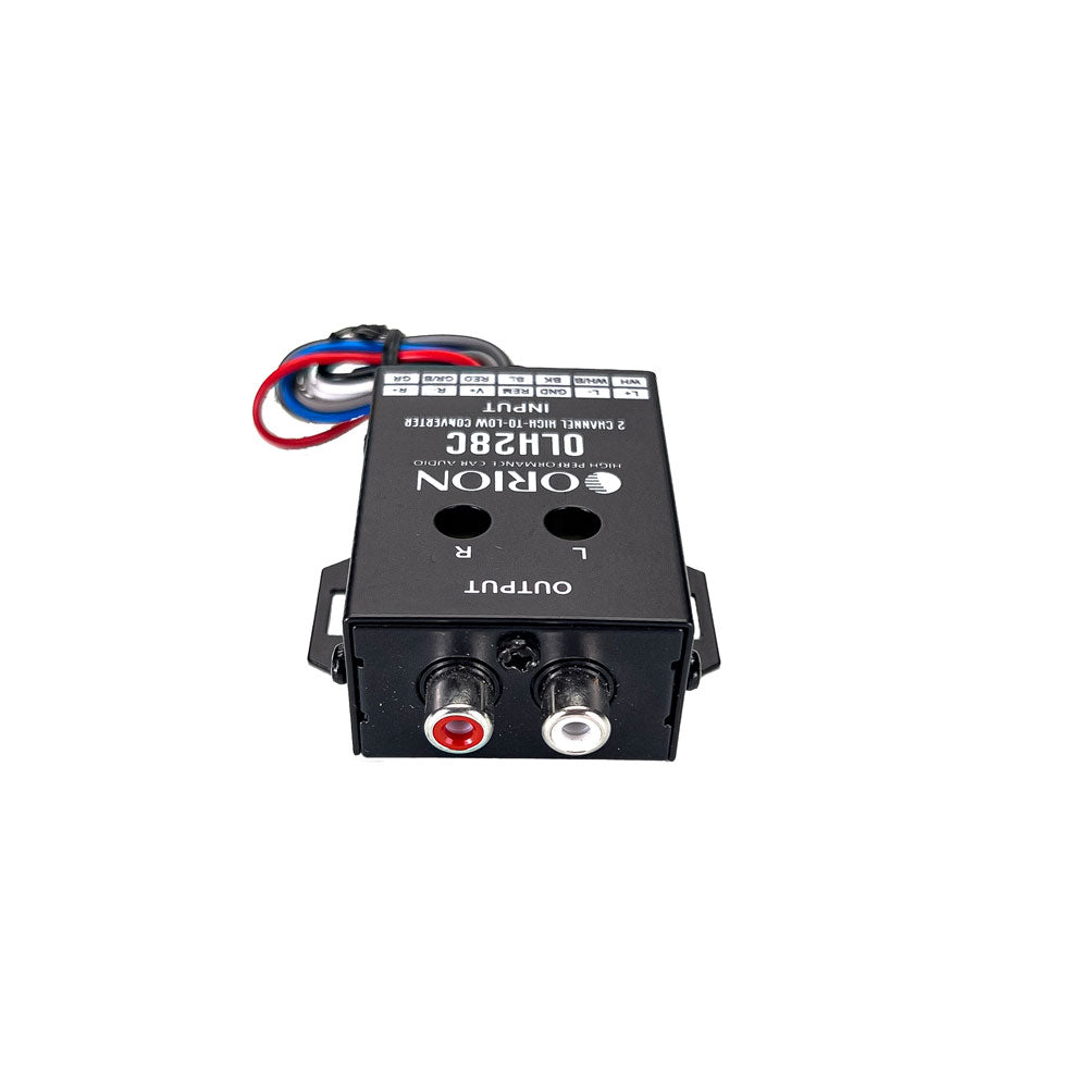 OLH28C - 2 Channel High to Low Built-In 12V Remote Level Converter - Orion Car Audio