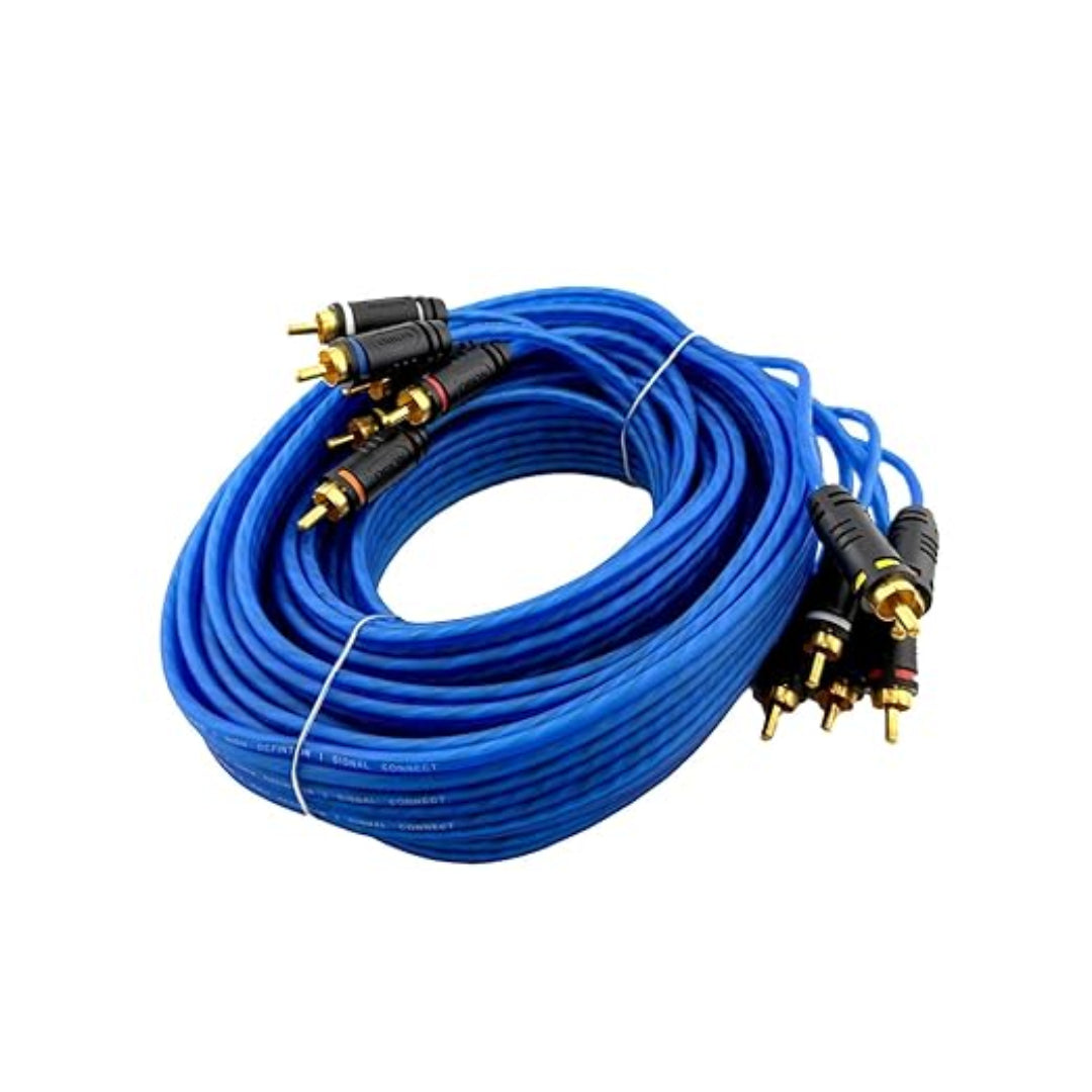 Orion CR66CH – 6 Channel RCA Cable | 17-Ft Blue CCA