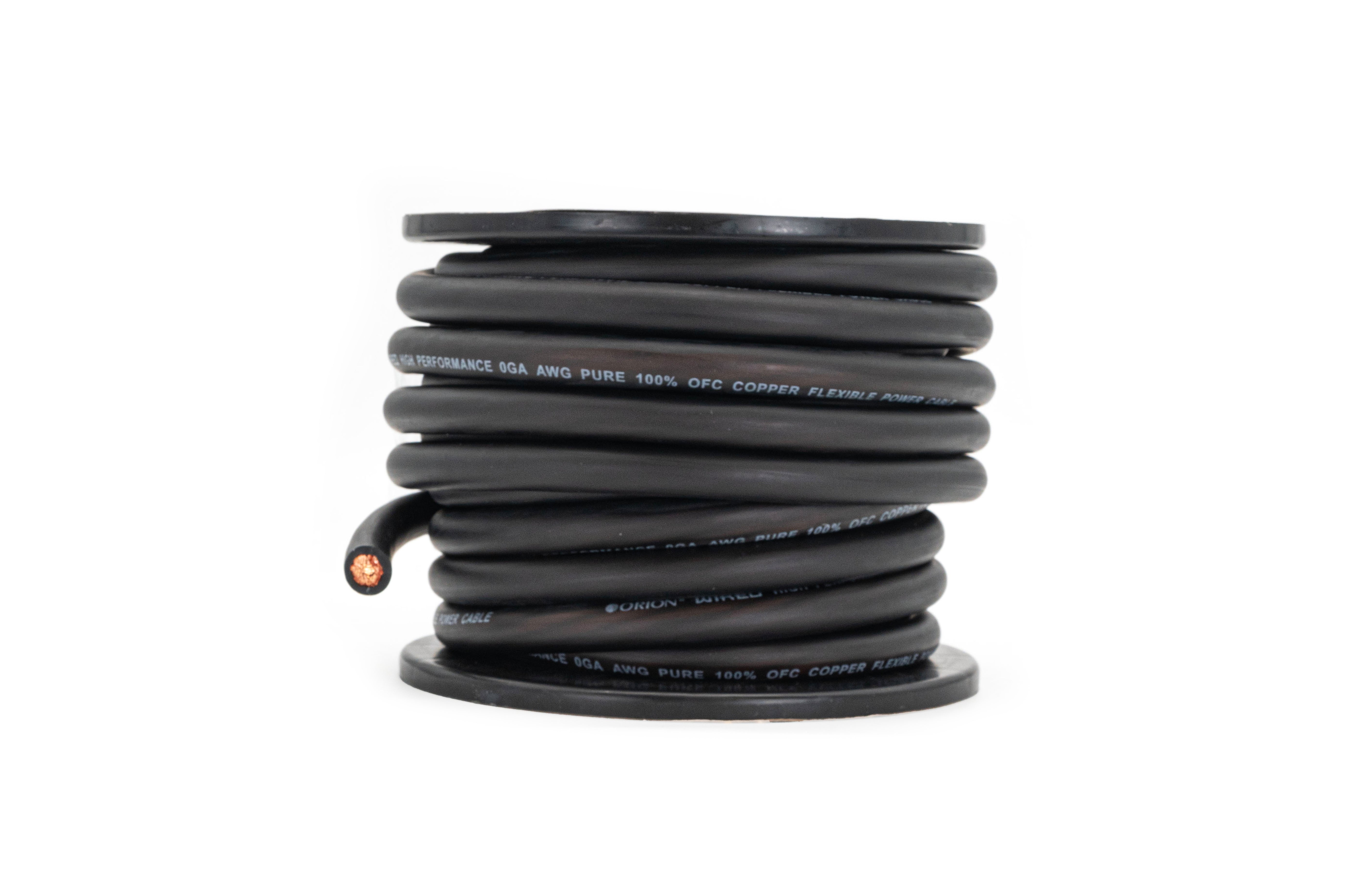 Orion XPW050B 0 Gauge 100% OFC Power Wire 50ft Pure Copper Amp Battery