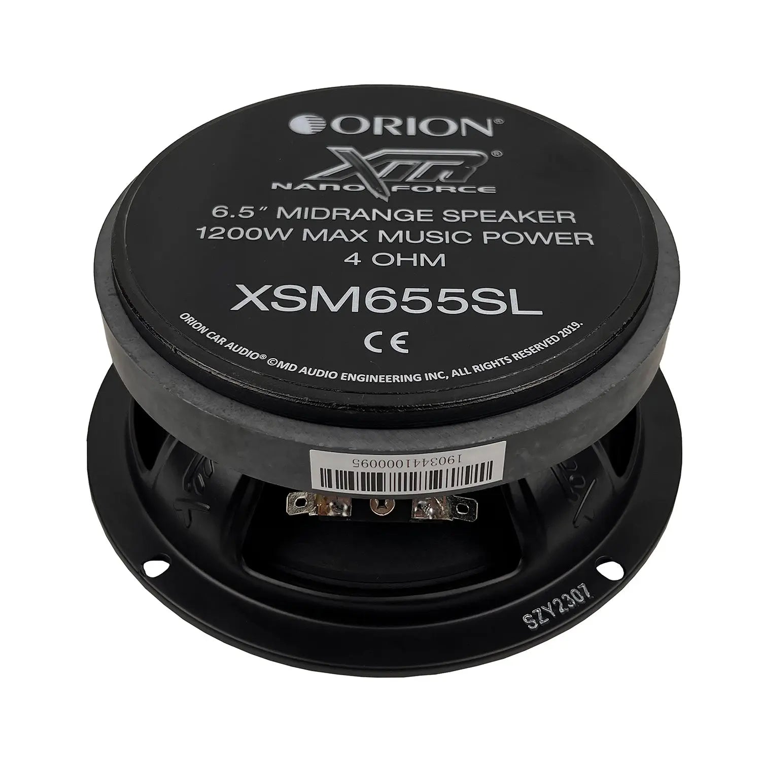 XSM655SL - 6.5 inch 4 Ohm Slim Ultra Efficient Midrange Speaker - Orion Car Audio