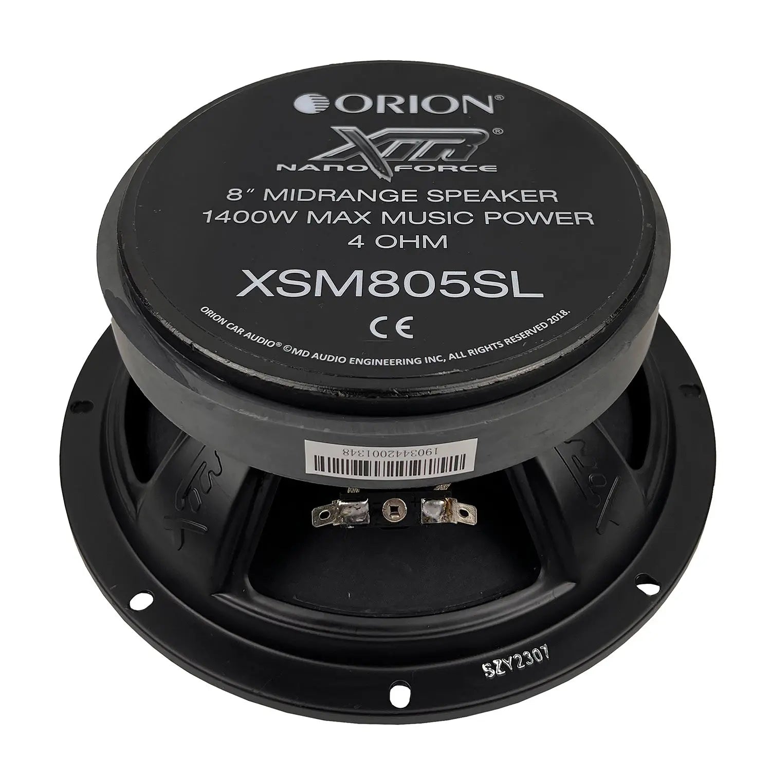 XSM805SL - 8 inch 4 Ohm Slim Ultra Efficient Midrange Speaker - Orion Car Audio