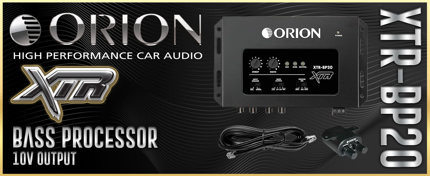 XTR-BP20 Bass Processor with 10V Output & Precision Bass Control