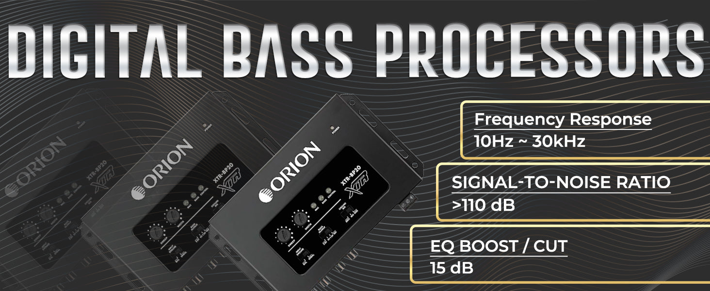 XTR-BP20 Bass Processor with 10V Output & Precision Bass Control