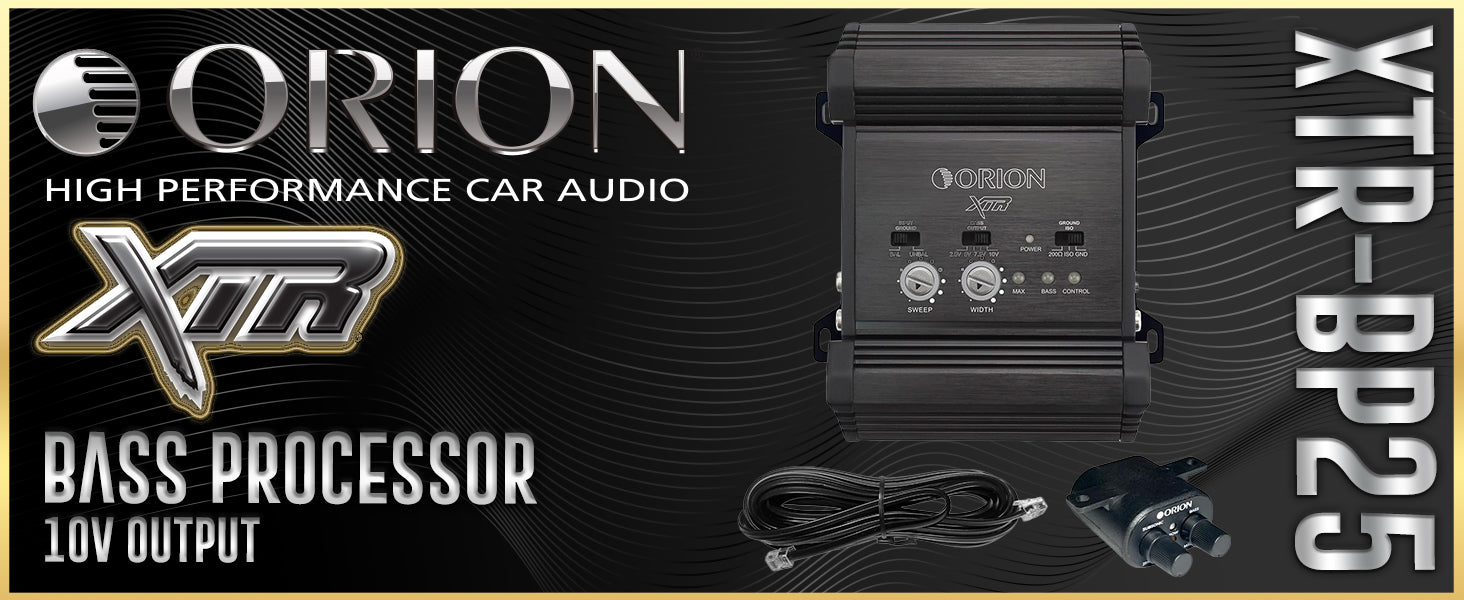 XTR-BP25 Bass Processor with 10V Output & Precision Bass Restoration