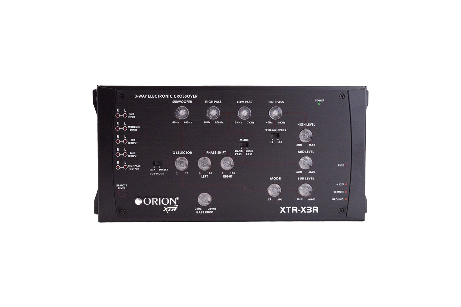Orion XTR-X3R Car Audio Crossover | 3-Way Electronic Control