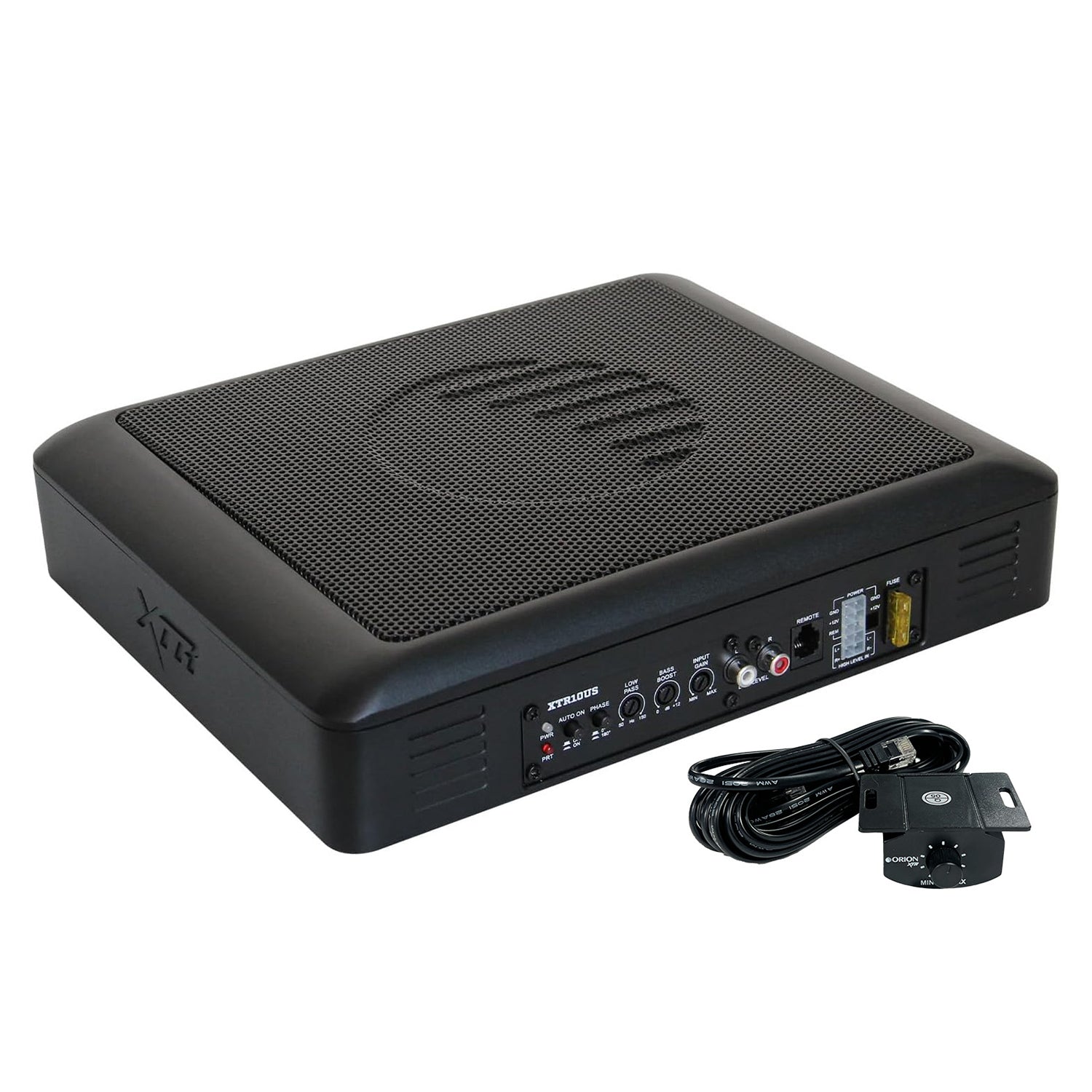 XTR10US – 10" Slim Underseat Subwoofer with Built-In Amplifier