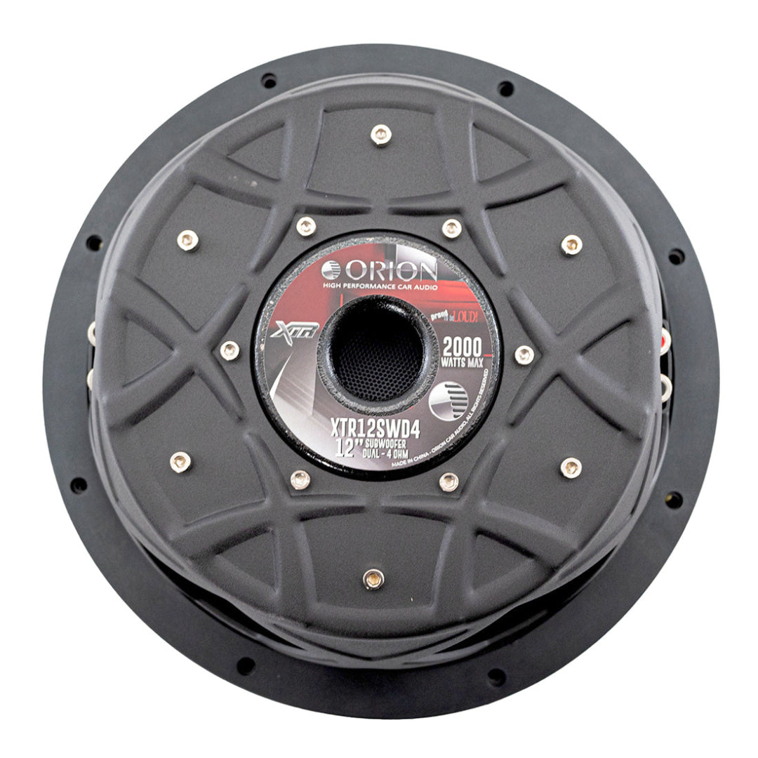 12 Inch Shallow Subwoofer Dual 4 Ohm XTR12SWD4 Power