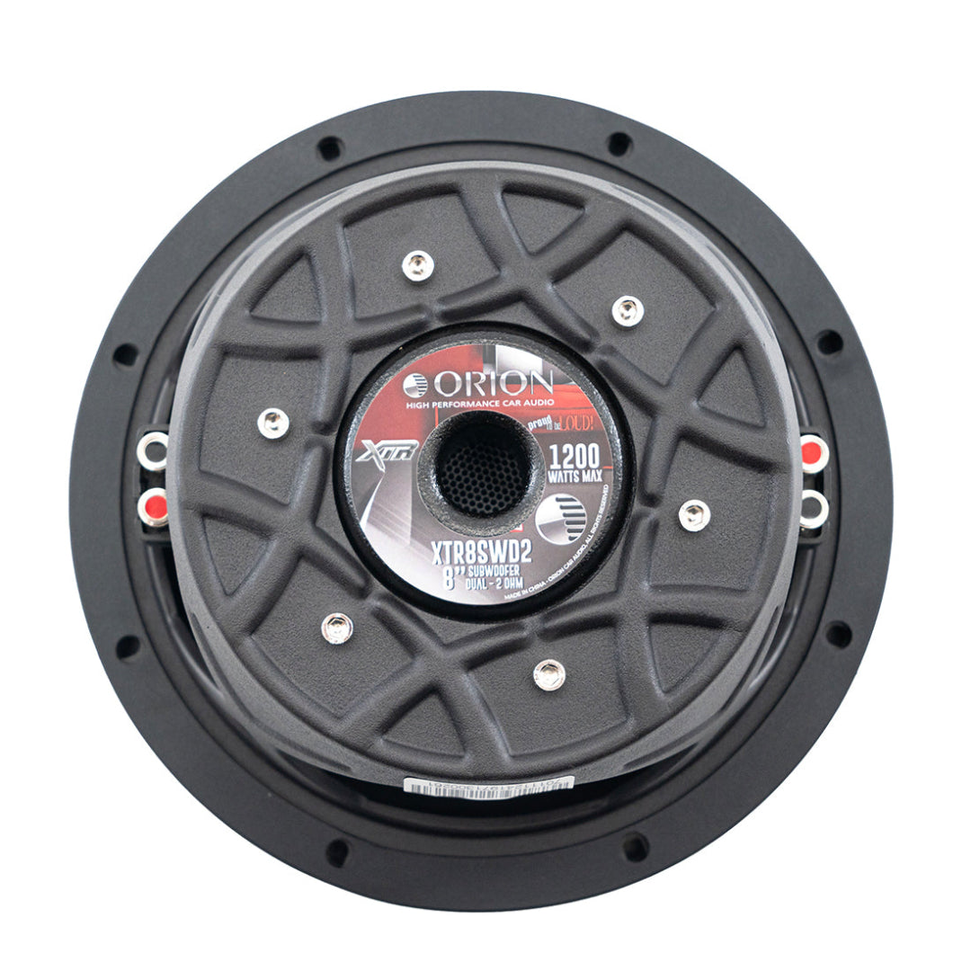 8 Inch Shallow Subwoofer 2 Ohm XTR8SWD2 for Compact Spaces