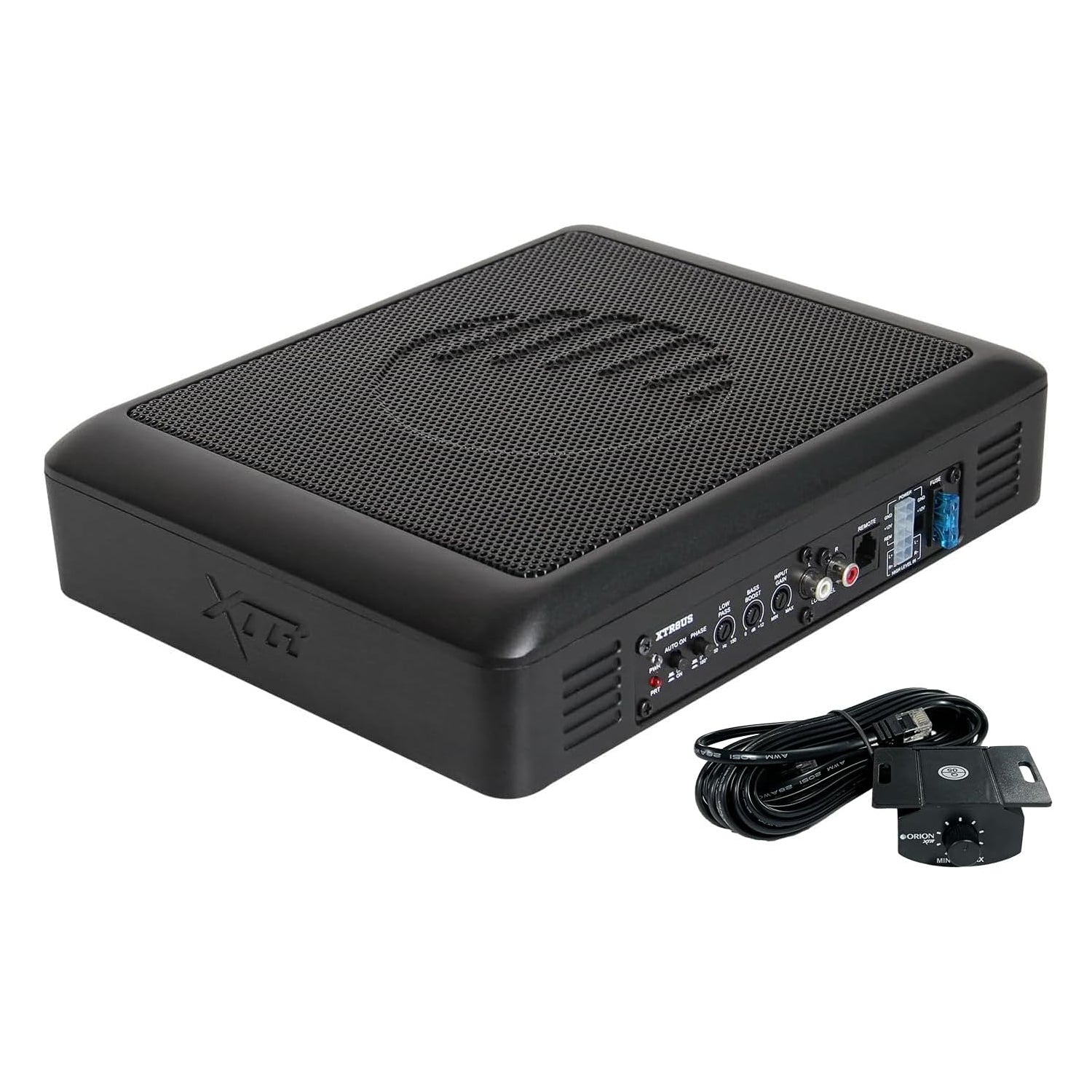 XTR8US – 8" Slim Underseat Subwoofer with Built-In Amplifier